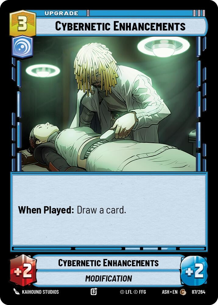 Image for Cybernetic Enhancements (87/264) [Ashes of the Empire] {ASH} - Star Wars: Unlimited