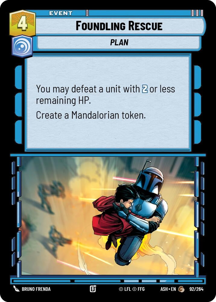 Image for Foundling Rescue (92/264) [Ashes of the Empire] {ASH} - Star Wars: Unlimited