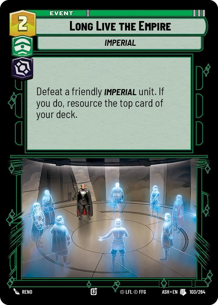 Image for Long Live the Empire (103/264) [Ashes of the Empire] {ASH} - Star Wars: Unlimited
