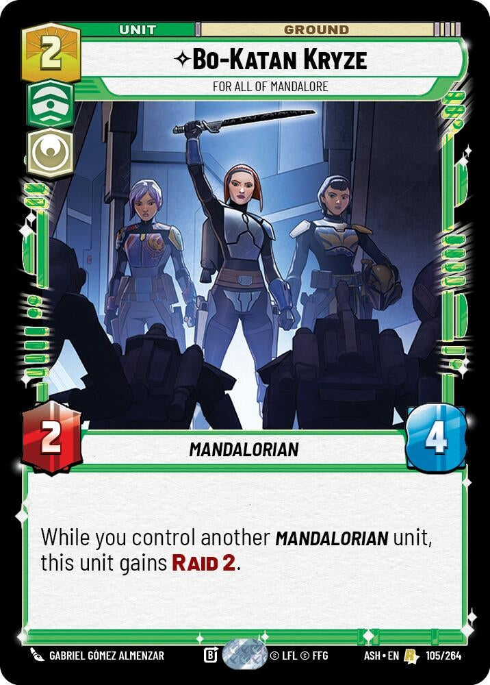 Image for Bo-Katan Kryze - For All of Mandalore (105/264) [Ashes of the Empire] {ASH} - Star Wars: Unlimited