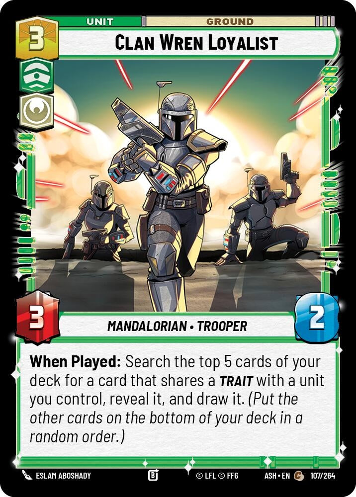 Image for Clan Wren Loyalist (107/264) [Ashes of the Empire] {ASH} - Star Wars: Unlimited