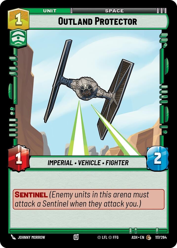 Image for Outland Protector (117/264) [Ashes of the Empire] {ASH} - Star Wars: Unlimited