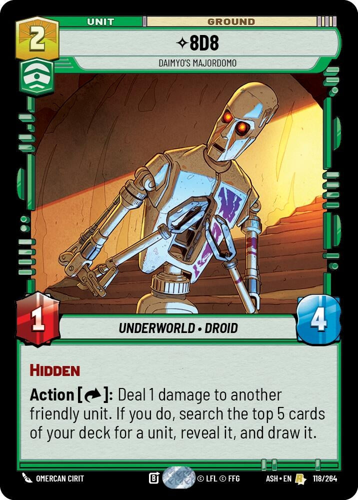 Image for 8D8 - Daimyo's Majordomo (118/264) [Ashes of the Empire] {ASH} - Star Wars: Unlimited