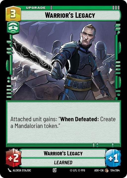 Image for Warrior's Legacy (134/264) [Ashes of the Empire] {ASH} - Star Wars: Unlimited