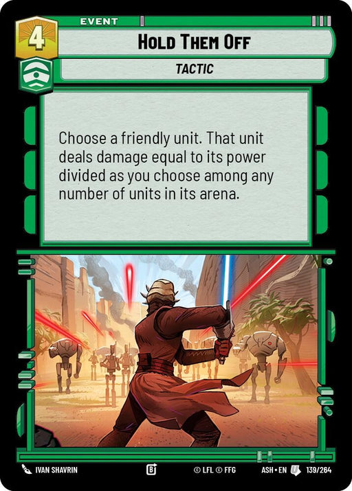 Image for Hold Them Off (139/264) [Ashes of the Empire] {ASH} - Star Wars: Unlimited