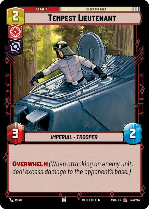 Image for Tempest Lieutenant (143/264) [Ashes of the Empire] {ASH} - Star Wars: Unlimited