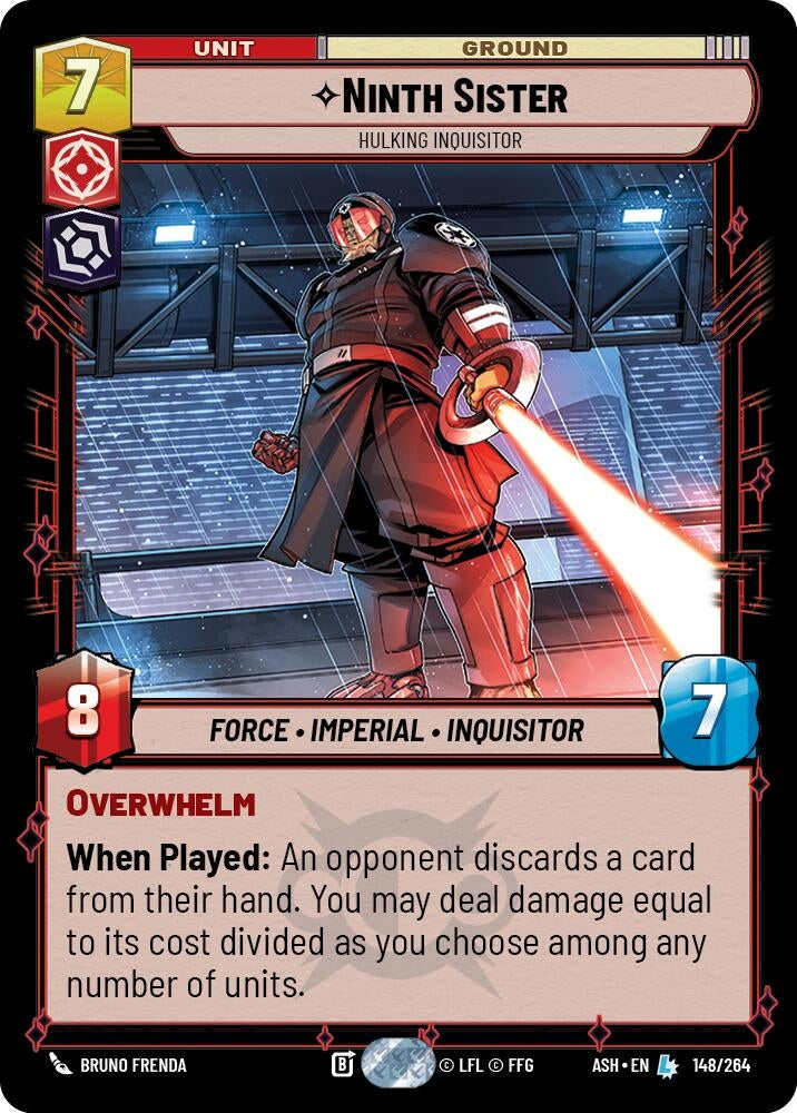 Image for Ninth Sister - Hulking Inquisitor (148/264) [Ashes of the Empire] {ASH} - Star Wars: Unlimited
