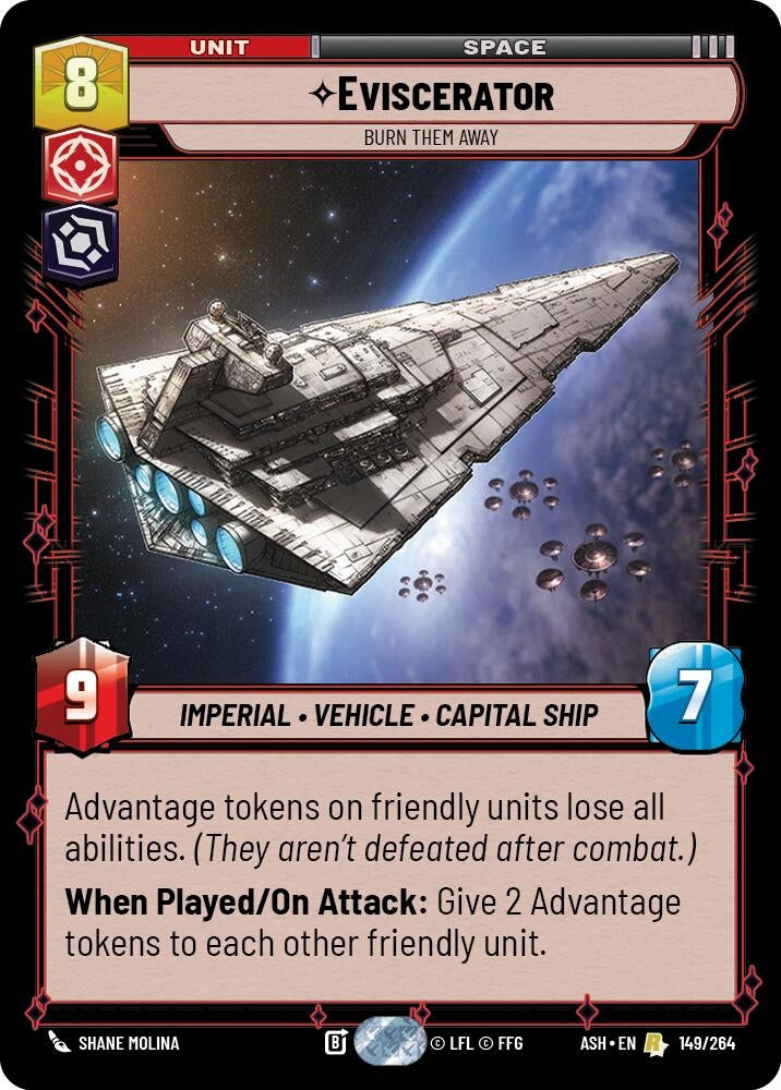 Image for Eviscerator - Burn Them Away (149/264) [Ashes of the Empire] {ASH} - Star Wars: Unlimited