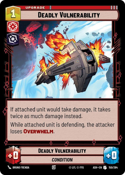 Image for Deadly Vulnerability (150/264) [Ashes of the Empire] {ASH} - Star Wars: Unlimited