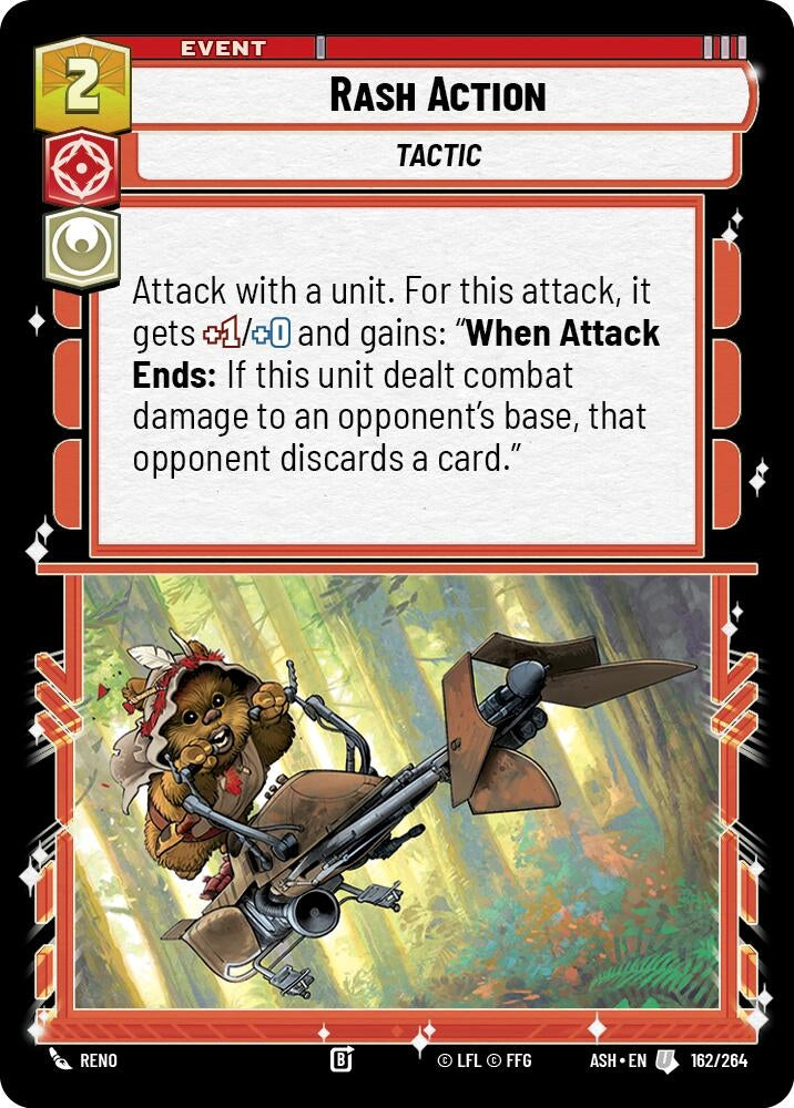 Image for Rash Action (162/264) [Ashes of the Empire] {ASH} - Star Wars: Unlimited