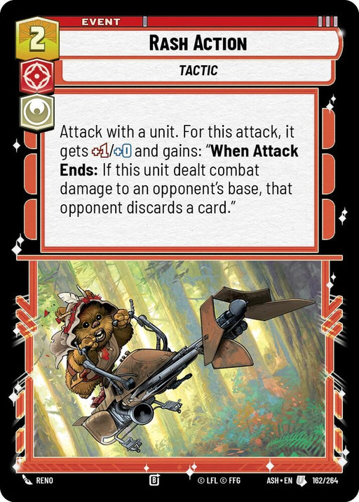 Image for Rash Action (162/264) [Ashes of the Empire] {ASH} - Star Wars: Unlimited