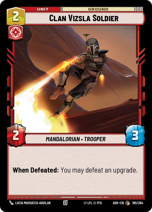 Image for Clan Vizsla Soldier (165/264) [Ashes of the Empire] {ASH} - Star Wars: Unlimited