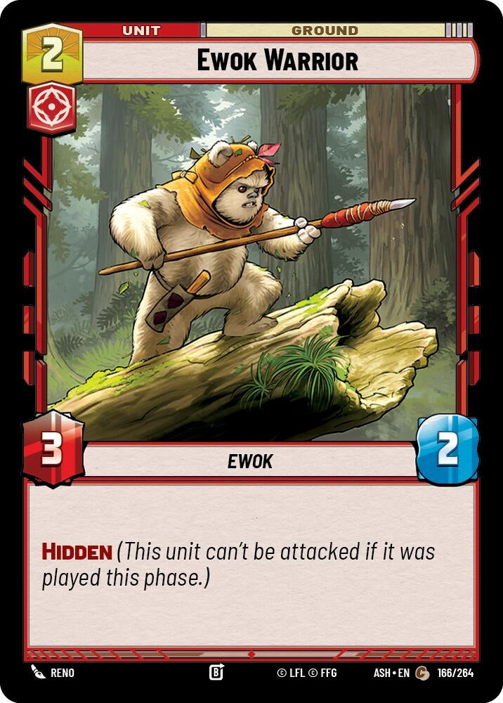 Image for Ewok Warrior (166/264) [Ashes of the Empire] {ASH} - Star Wars: Unlimited