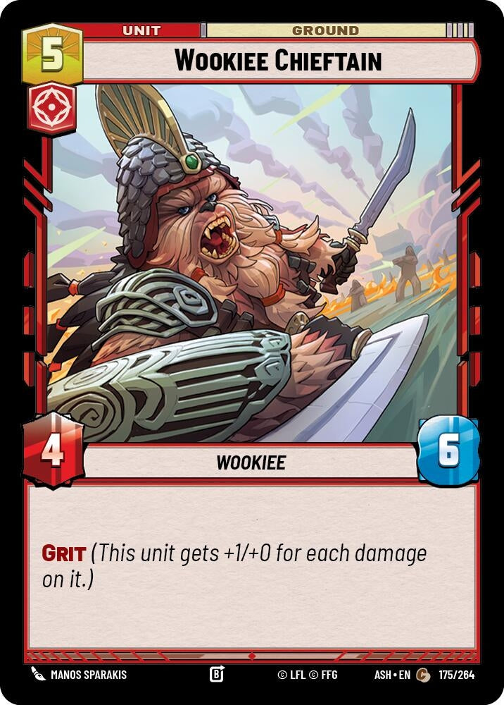 Image for Wookiee Chieftain (175/264) [Ashes of the Empire] {ASH} - Star Wars: Unlimited