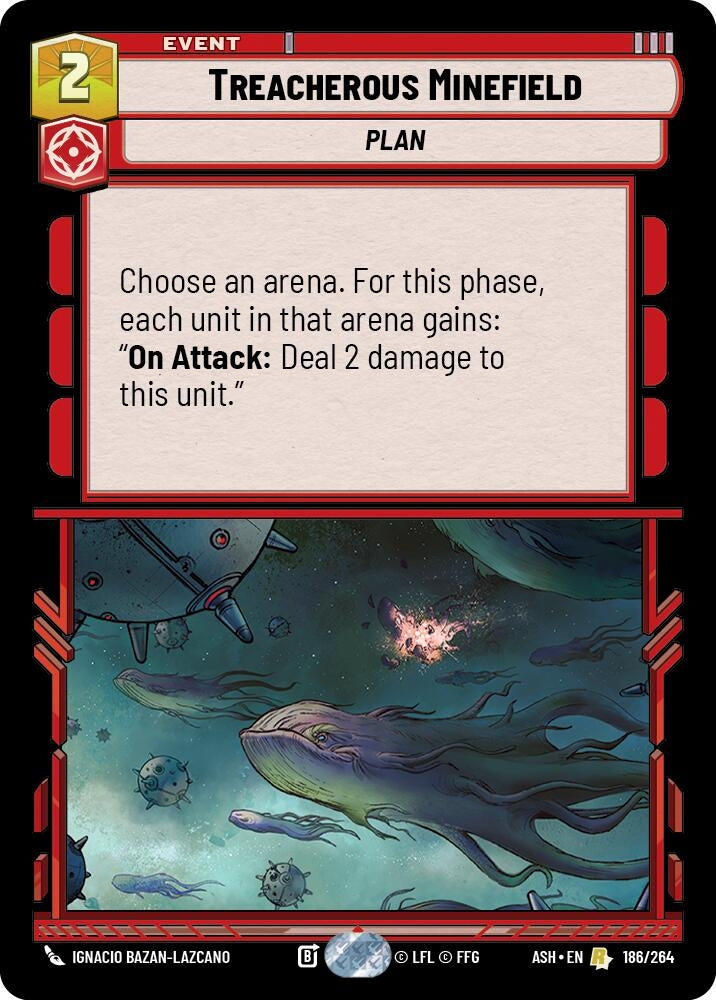 Image for Treacherous Minefield (186/264) [Ashes of the Empire] {ASH} - Star Wars: Unlimited