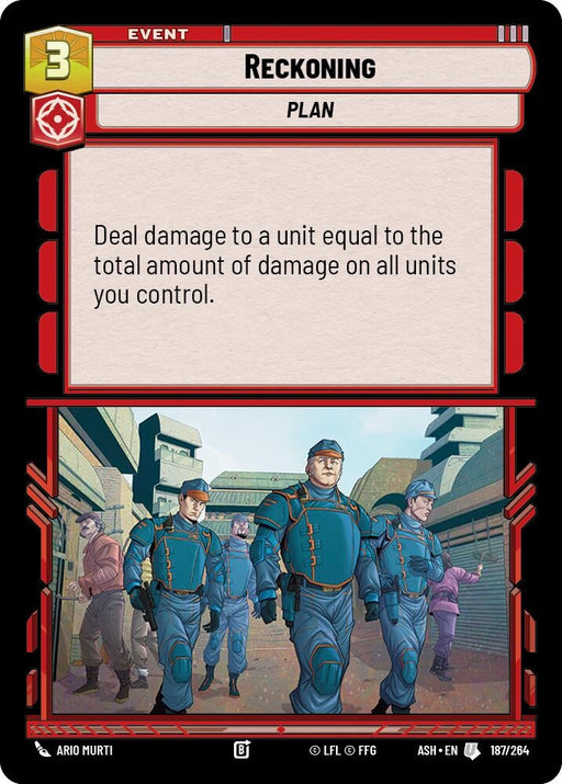 Image for Reckoning (187/264) [Ashes of the Empire] {ASH} - Star Wars: Unlimited