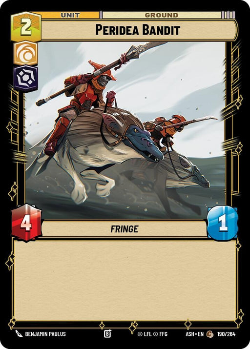 Image for Peridea Bandit (190/264) [Ashes of the Empire] {ASH} - Star Wars: Unlimited
