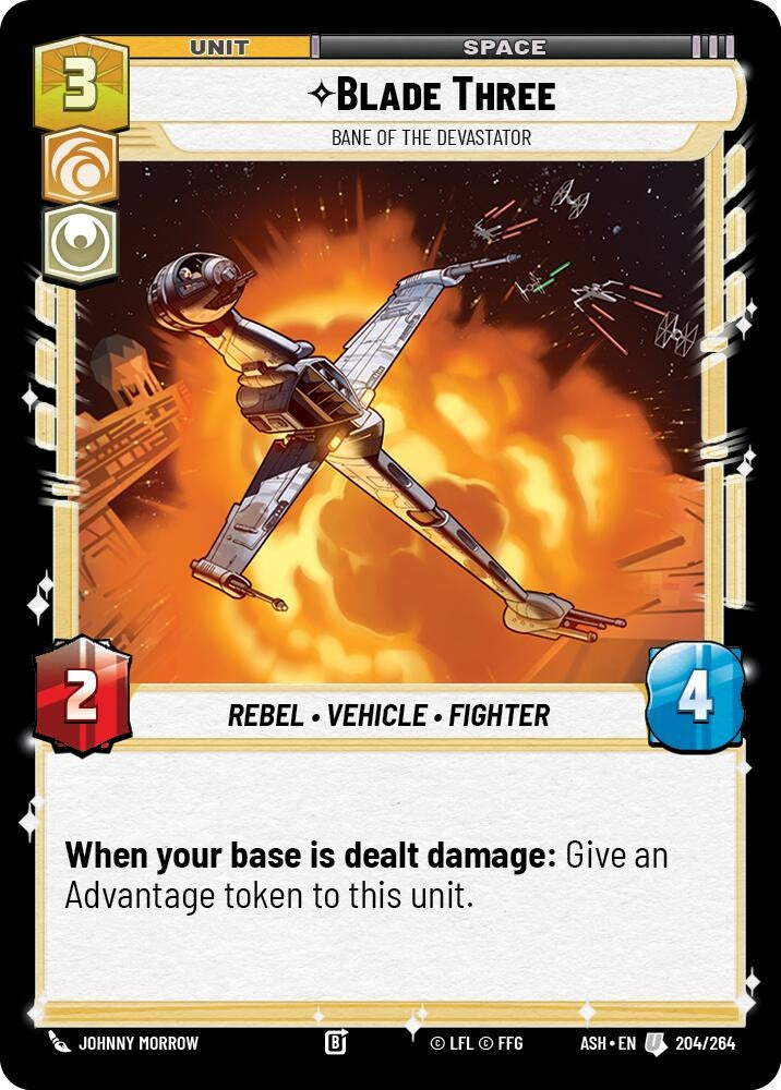 Image for Blade Three - Bane of the Devastator (204/264) [Ashes of the Empire] {ASH} - Star Wars: Unlimited
