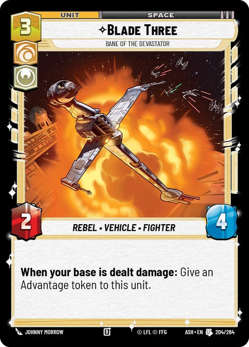 Image for Blade Three - Bane of the Devastator (204/264) [Ashes of the Empire] {ASH} - Star Wars: Unlimited