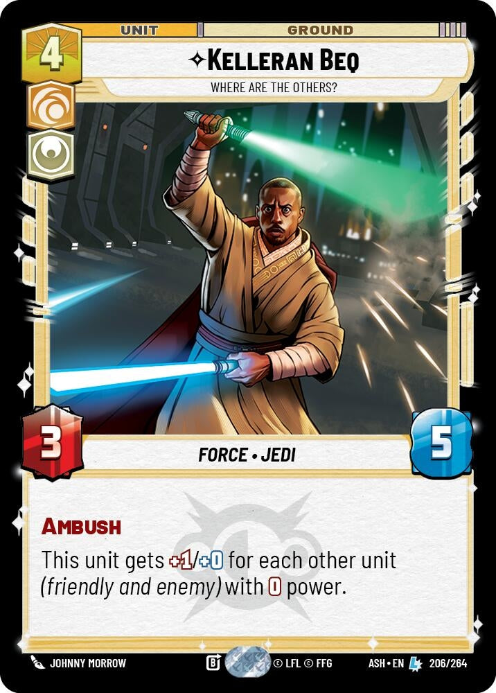 Image for Kelleran Beq - Where are the Others? (206/264) [Ashes of the Empire] {ASH} - Star Wars: Unlimited