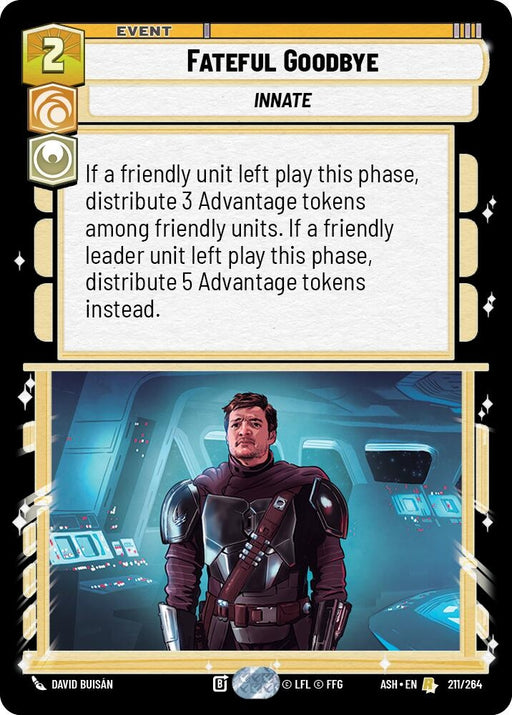 Image for Fateful Goodbye (211/264) [Ashes of the Empire] {ASH} - Star Wars: Unlimited