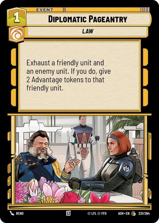 Image for Diplomatic Pageantry (231/264) [Ashes of the Empire] {ASH} - Star Wars: Unlimited
