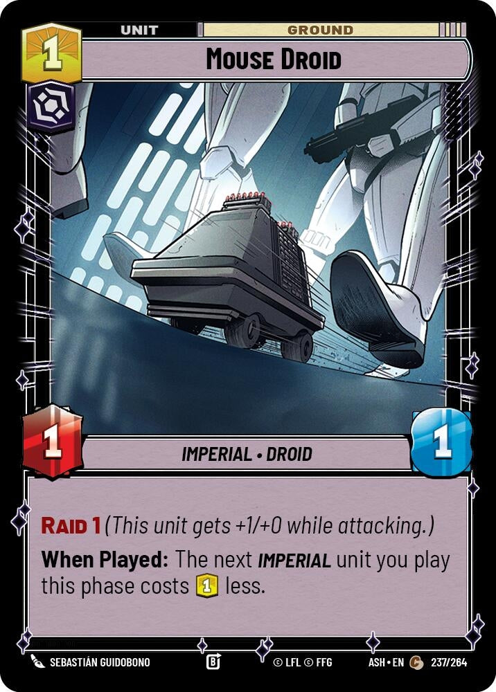 Image for Mouse Droid (237/264) [Ashes of the Empire] {ASH} - Star Wars: Unlimited