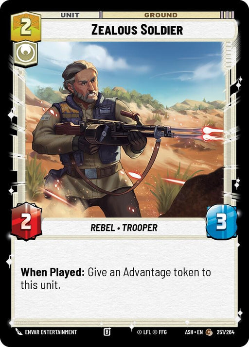 Image for Zealous Soldier (251/264) [Ashes of the Empire] {ASH} - Star Wars: Unlimited