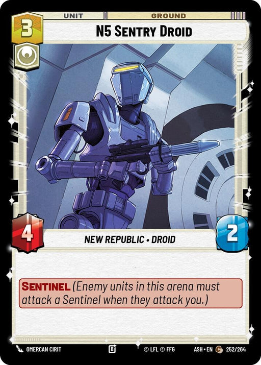 Image for N5 Sentry Droid (252/264) [Ashes of the Empire] {ASH} - Star Wars: Unlimited