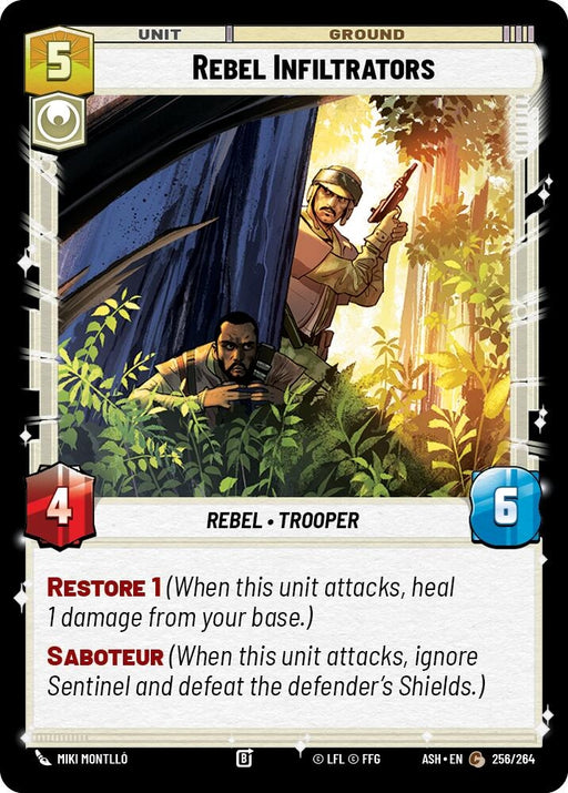 Image for Rebel Infiltrators (256/264) [Ashes of the Empire] {ASH} - Star Wars: Unlimited