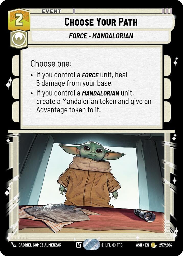 Image for Choose Your Path (257/264) [Ashes of the Empire] {ASH} - Star Wars: Unlimited