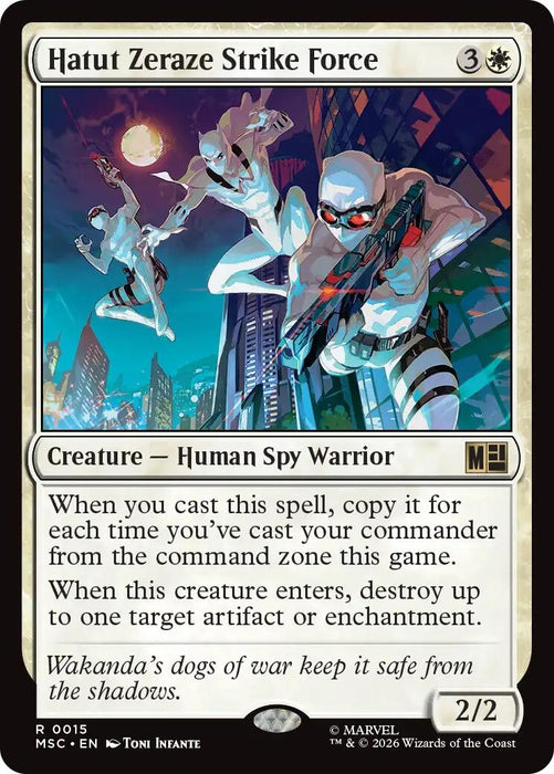 Image for Hatut Zeraze Strike Force (Surge Foil) (15) [Commander: Marvel Super Heroes] - Magic: The Gathering
