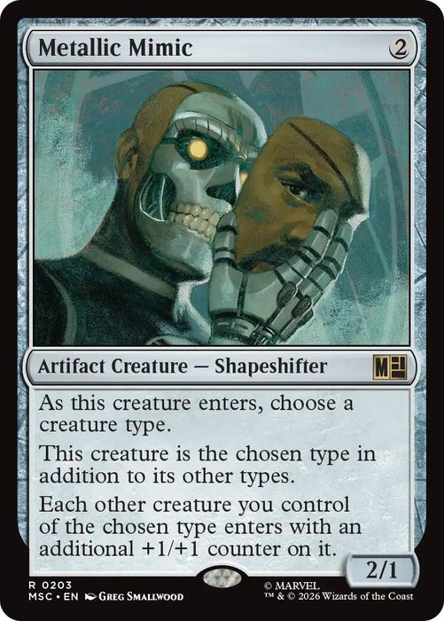Image for Metallic Mimic (Surge Foil) (203) [Commander: Marvel Super Heroes] - Magic: The Gathering