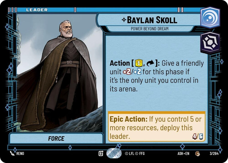 Image for Baylan Skoll - Power Beyond Dream (4/264) [Ashes of the Empire] {ASH} - Star Wars: Unlimited