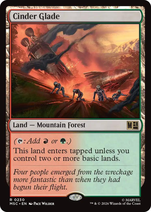 Image for Cinder Glade (230) [Commander: Marvel Super Heroes] - Magic: The Gathering