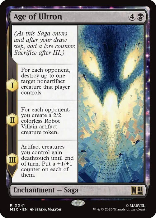 Image for Age of Ultron (Surge Foil) (41) [Commander: Marvel Super Heroes] - Magic: The Gathering