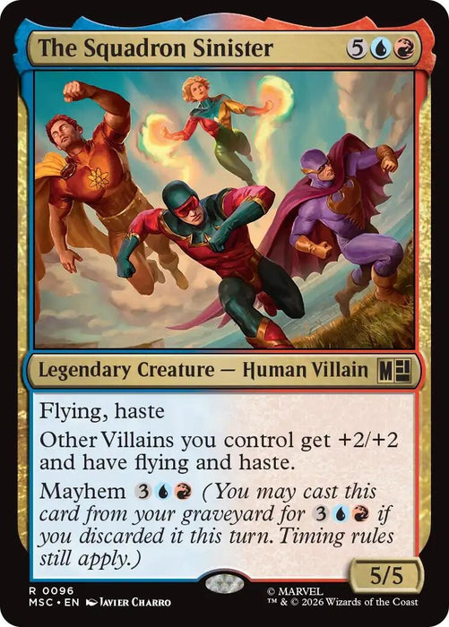 Image for The Squadron Sinister (96) [Commander: Marvel Super Heroes] - Magic: The Gathering