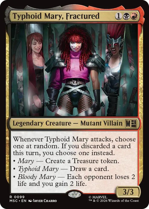 Image for Typhoid Mary, Fractured (99) [Commander: Marvel Super Heroes] - Magic: The Gathering