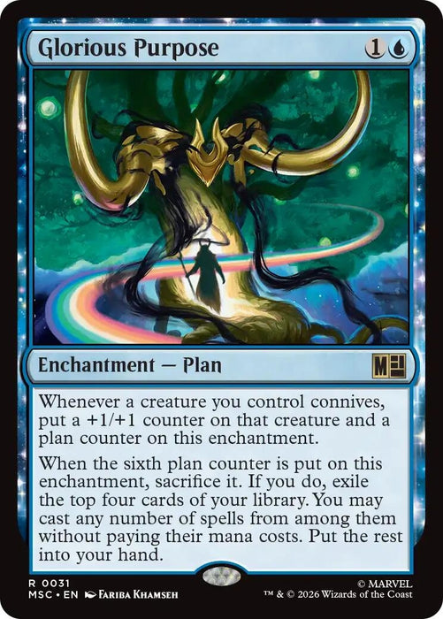 Image for Glorious Purpose (31) [Commander: Marvel Super Heroes] - Magic: The Gathering