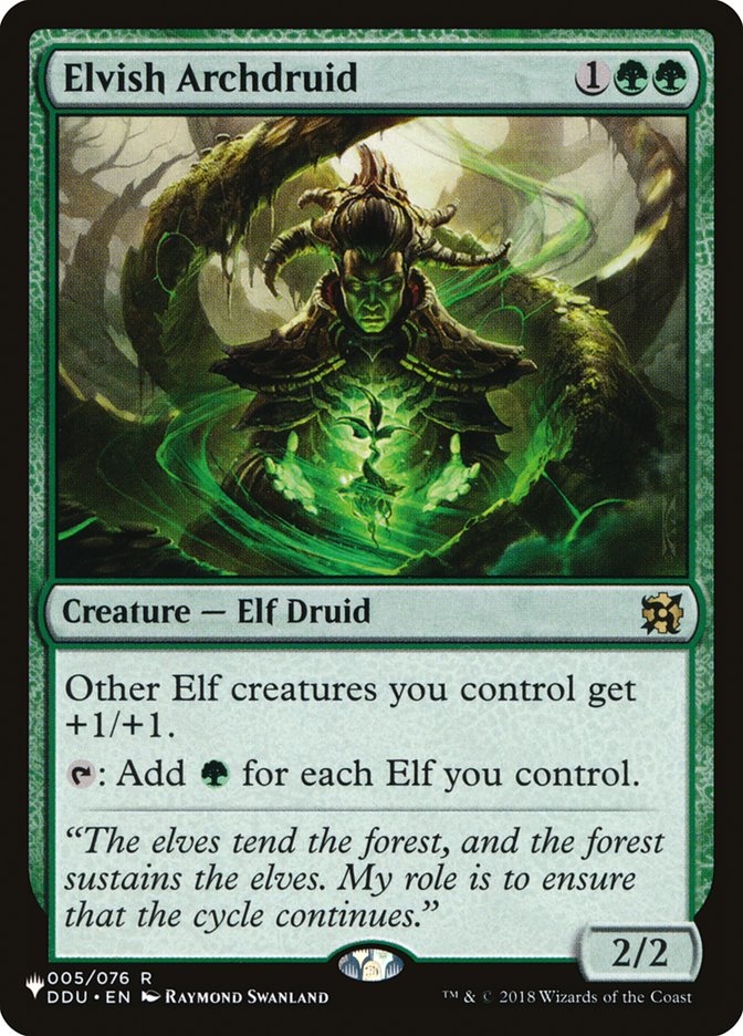 Elvish Archdruid (005/076) [The List Reprints]