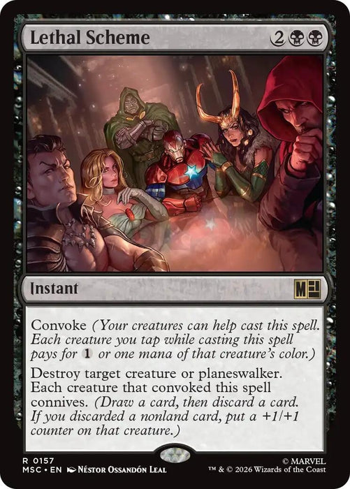 Image for Lethal Scheme (157) [Commander: Marvel Super Heroes] - Magic: The Gathering