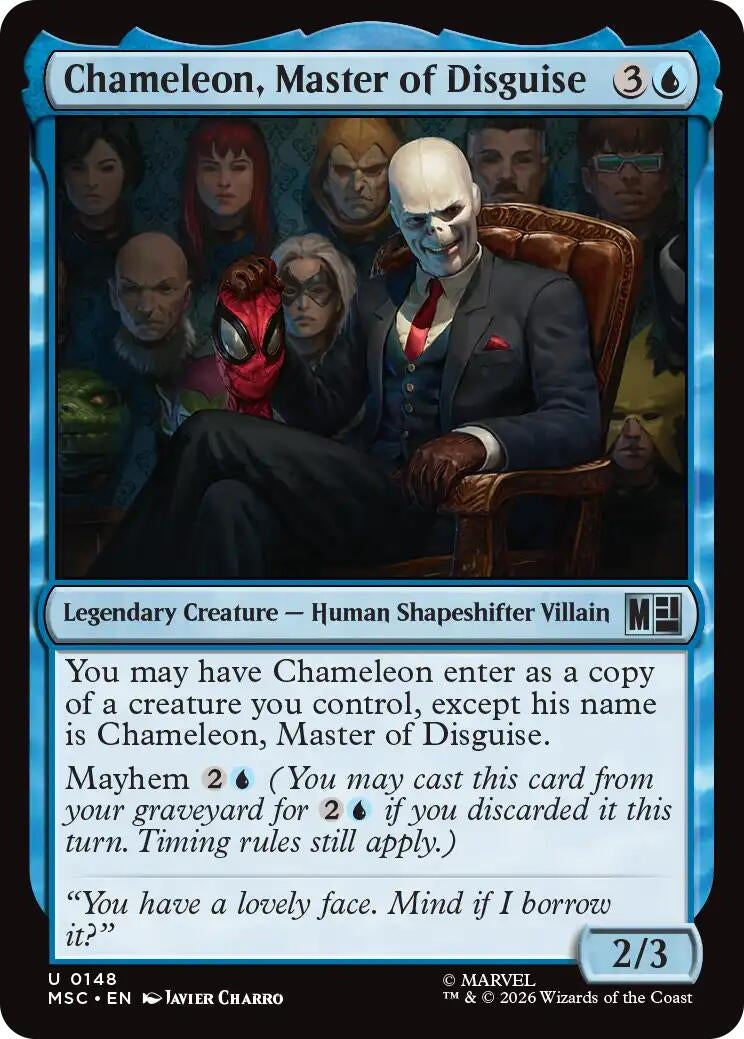 Image for Chameleon, Master of Disguise (148) [Commander: Marvel Super Heroes] - Magic: The Gathering