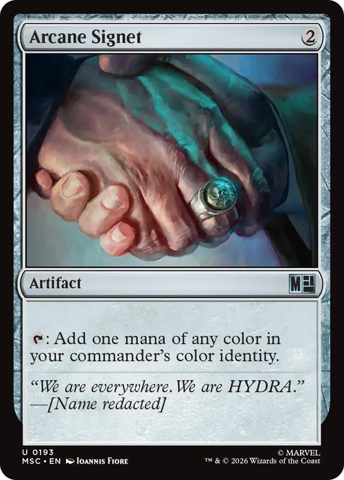 Image for Arcane Signet (0193) (193) [Commander: Marvel Super Heroes] - Magic: The Gathering