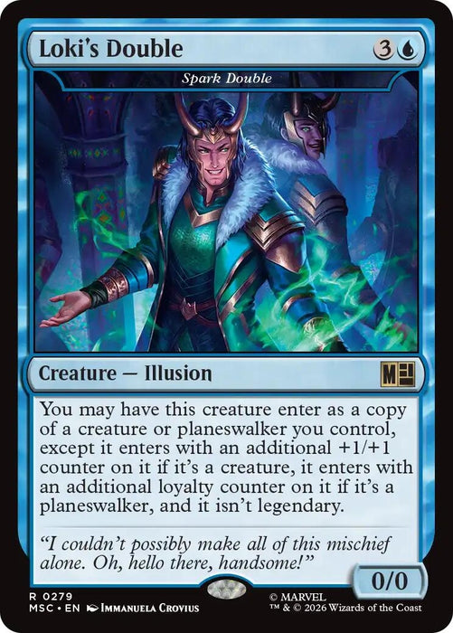 Image for Loki's Double - Spark Double (279) [Commander: Marvel Super Heroes] - Magic: The Gathering