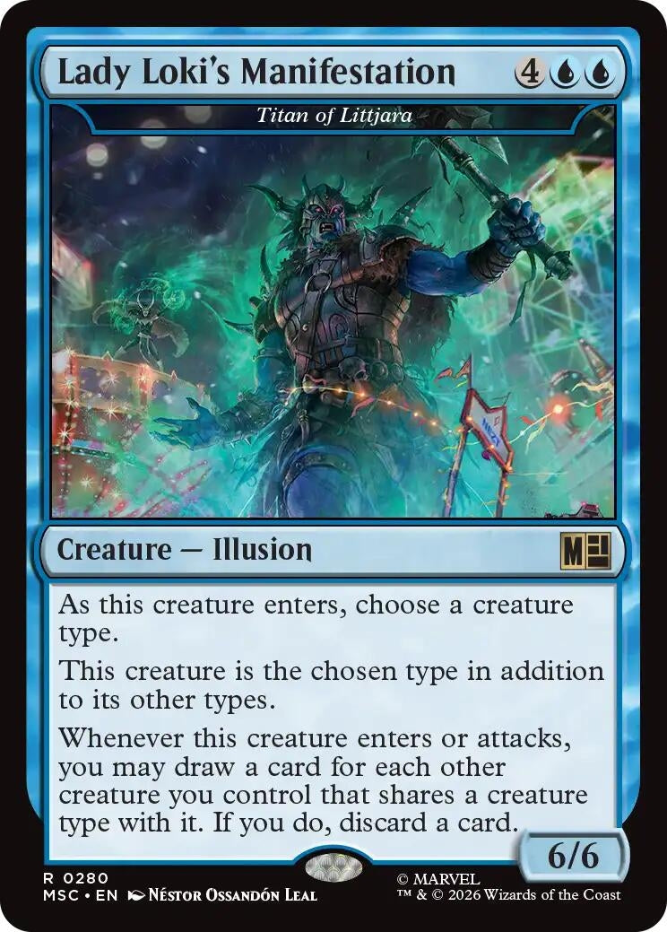 Image for Lady Loki's Manifestation - Titan of Littjara (280) [Commander: Marvel Super Heroes] - Magic: The Gathering