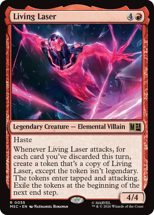 Image for Living Laser (55) [Commander: Marvel Super Heroes] - Magic: The Gathering