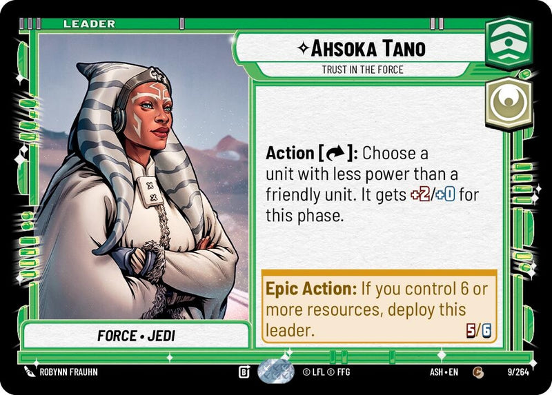 Image for Ahsoka Tano - Trust in the Force (9/264) [Ashes of the Empire] {ASH} - Star Wars: Unlimited