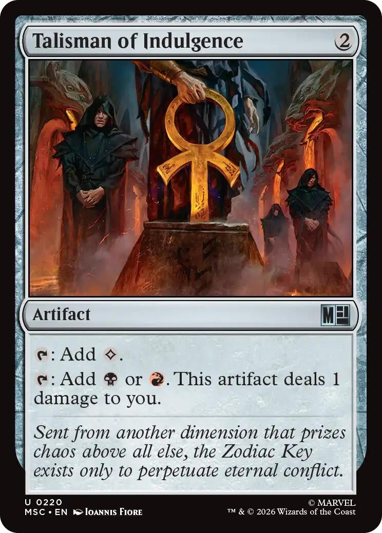 Image for Talisman of Indulgence (220) [Commander: Marvel Super Heroes] - Magic: The Gathering