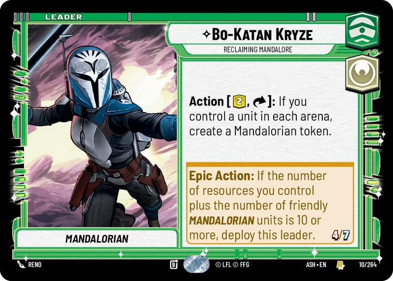 Image for Bo-Katan Kryze - Reclaiming Mandalore (10/264) [Ashes of the Empire] {ASH} - Star Wars: Unlimited
