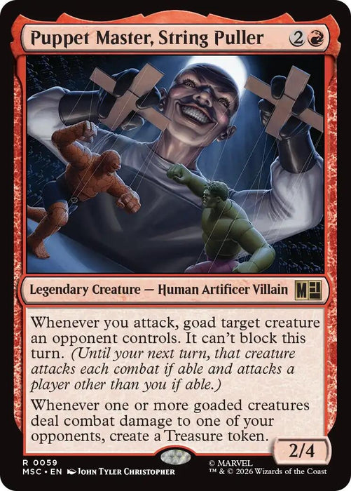 Image for Puppet Master, String Puller (59) [Commander: Marvel Super Heroes] - Magic: The Gathering